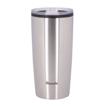 Stainless Steel Double Wall Coffee Mug 20oz Silver